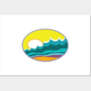 Sun & Sea Positive  Vibes   -  Beach Time Posters and Art